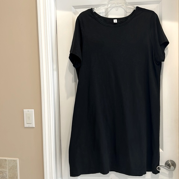 Old Navy Dresses & Skirts - OLD NAVY Black T-Shirt Dress size XXL